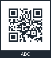 Square, label below